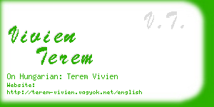 vivien terem business card